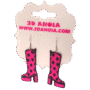 Pendientes botas flamencas